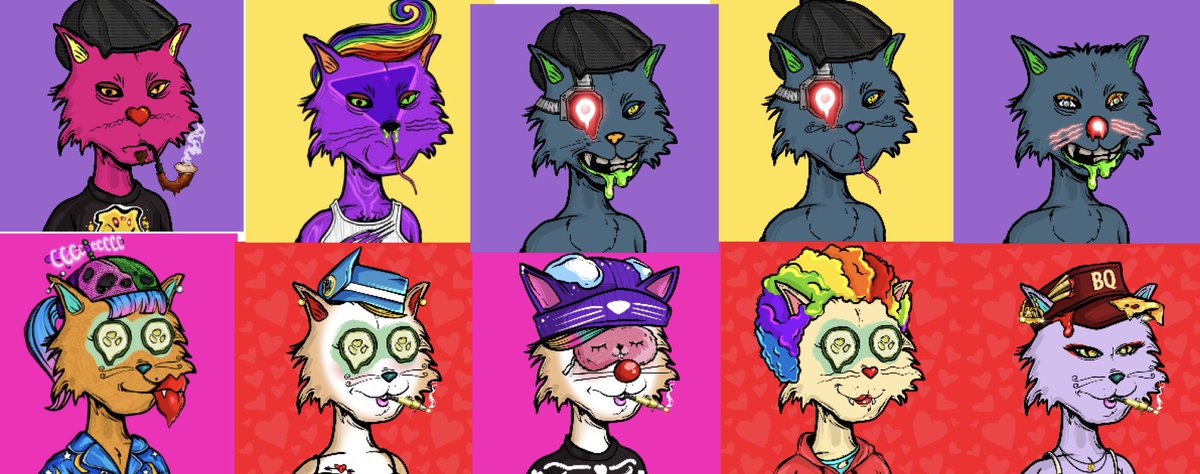 TiffCrypto's tweet photo. More late night shopping!
I now own 5 Psycho Kitties and 5 Psycho Mollies!
By far the best value for money NFT out there now considering what I’ve heard is coming in the next 5 weeks! (It’s going to be huge!!)

@Ugonzo_art @ElRealGenius #PsychoKitties #PsychoMolly #NFT #cro #hodl https://t.co/suCAGglhZy