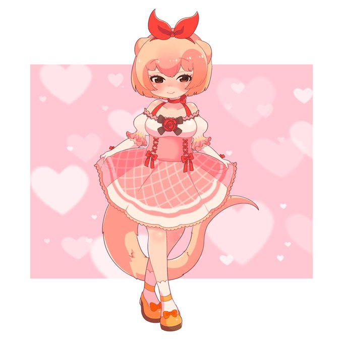 パーティードレスのヒメアリクイちゃん💖 