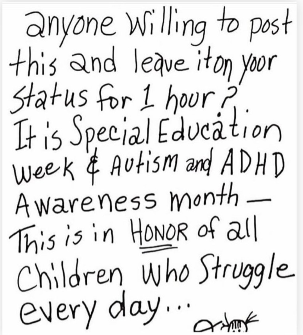 All kids have special gifts
Each with their own needs
Open your heart and help