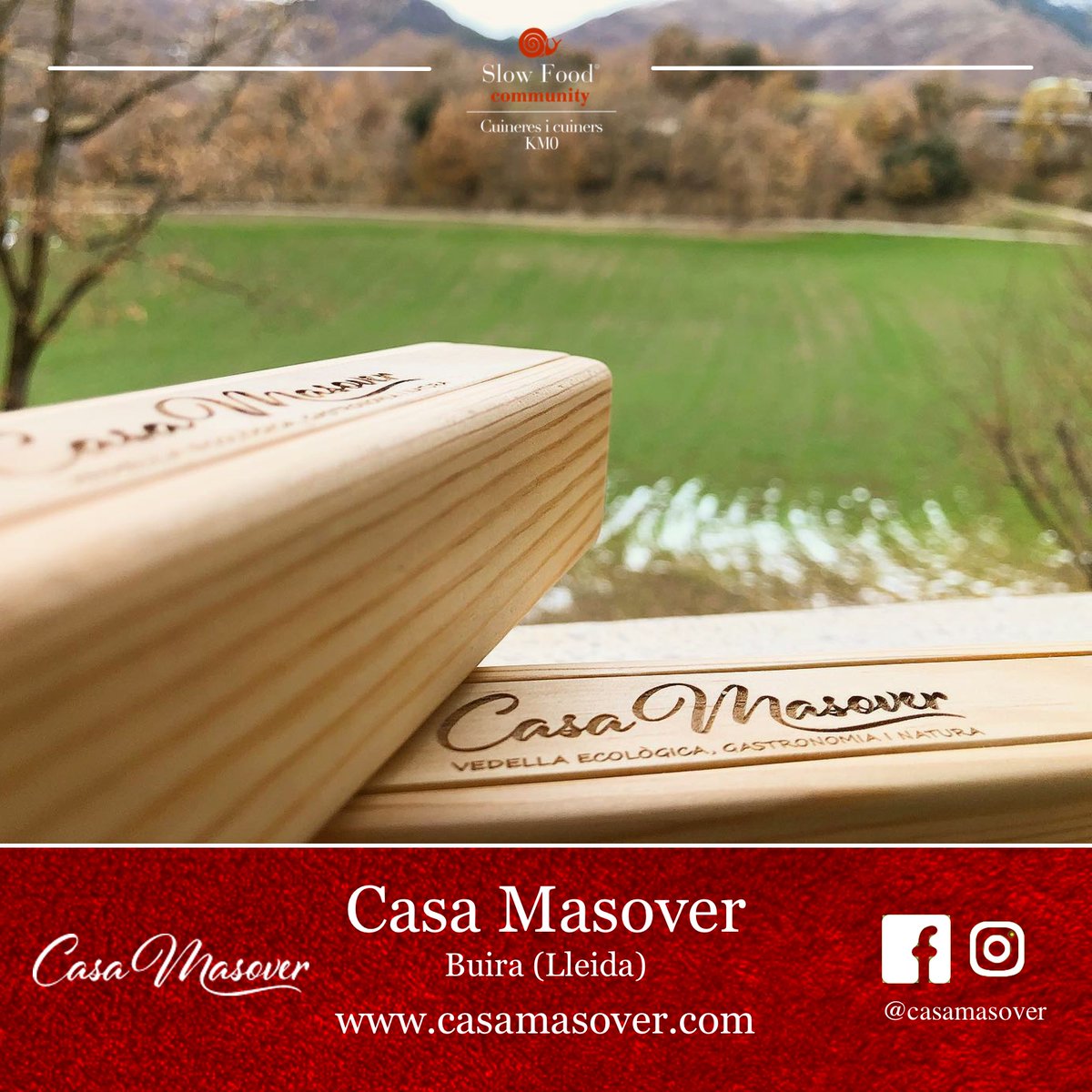En aquest petit poble, la familia Palau ramaders de tota la vida van fundar el 1986 la casa de pagès Casa Masover, a principis dels 90 el restaurant amb productes de temporada, ecològics i molts d'ells cultivats al seu propi hort, del qual, en breus, tindreu molt bones notícies.