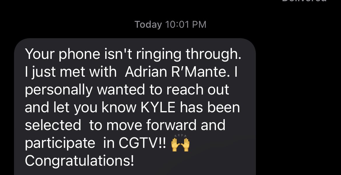 KyleWilsonII2's tweet photo. It all started at Costco in the frozen section buying food😂! who knew it would lead to me going to CGTV auditions hosted by Adrian R’Mante (Esteban from suite life of zack Cody) and moving forward in the process of acting! It all came so unexpected and I’m grateful and blessed🙏🏽 https://t.co/D6ryNR3soa
