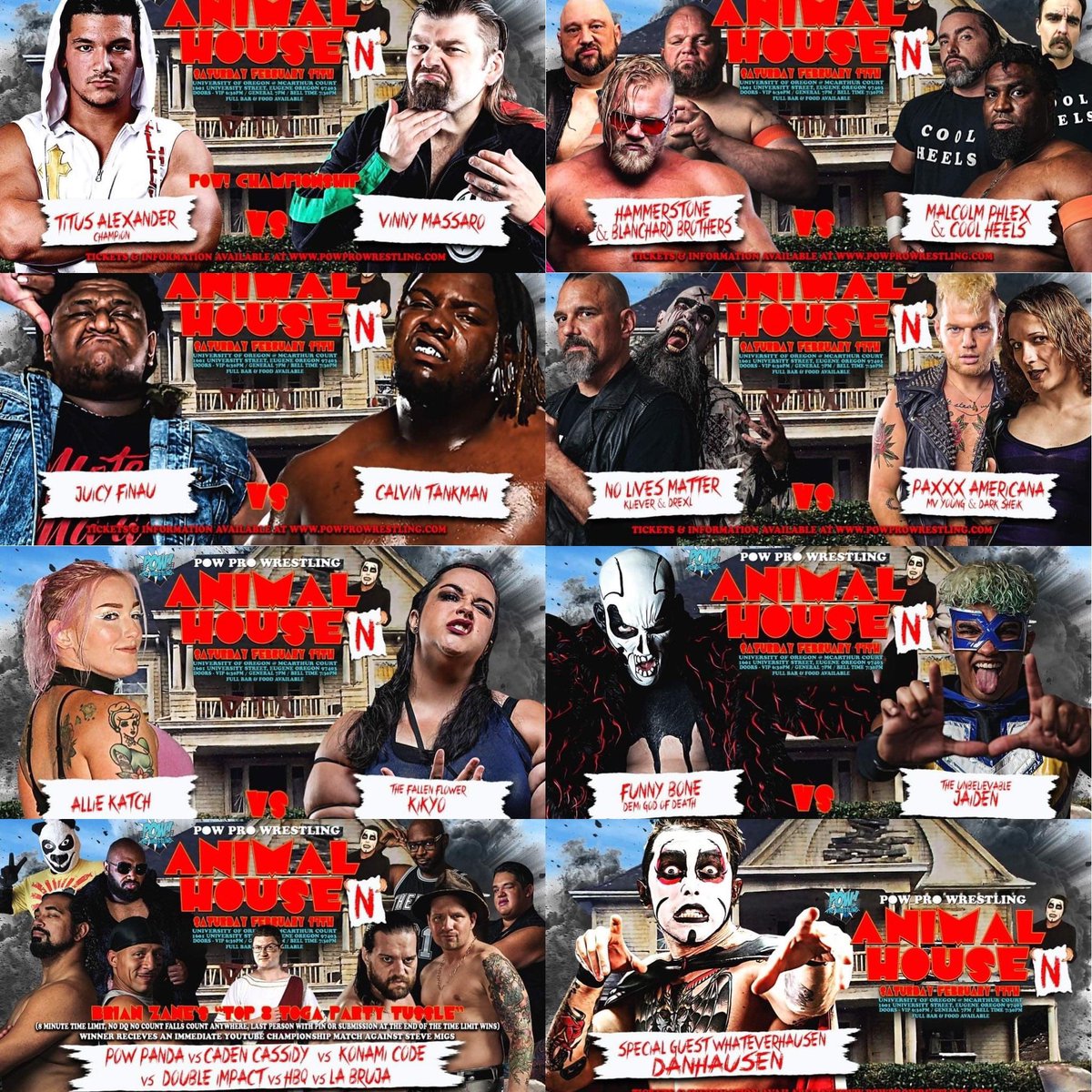 nosellent's tweet photo. Great show tonight in Eugene !!@powprowrestling is hitting on all cylinders. All the matches clicked, and the ending left you wanting more. Bring on #liveandletdive ! After all, this is BLANCHARD COUNTRY! https://t.co/Hlbywxehcc