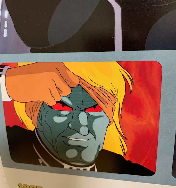 宇宙戦艦ヤマト1982年カレンダーをみると、サーシャの顔の下から聖総統