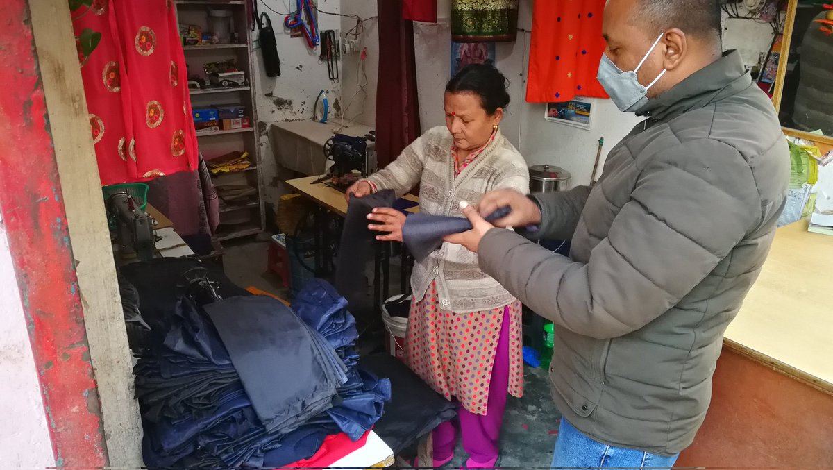 erdsubash's tweet photo. Instead of plastic made clear bag, we are using multipurpose bags in the training events for participants, this promotes local enterprise and reduces the plastic caused pollution to the environment. #CBTraining #CottonBags #SNVEnDev #Surkhet https://t.co/6JR4Rp4i4M