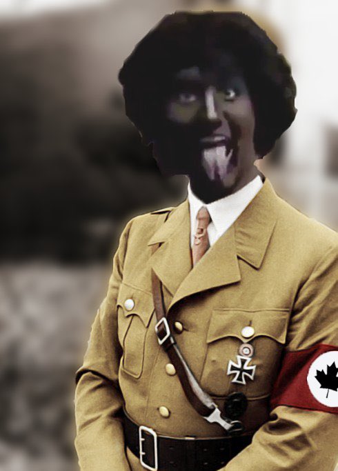 OrderNwo's tweet photo. Over 6 shame-filled years there have been NUMEROUS Hashtags created to describe #JustinTrudeau including:
#CorruptTrudeau
#TrudeauLIES
#TruDUMB
#TruDOH
#DictatorTrudeau
#RacistTrudeau
&
#TruDOUCHE
but by far,
#BlackfaceHitler
is now my favourite.
๐คฃ
Comment or Like if U agree.๐ https://t.co/EqcrSwN4yd