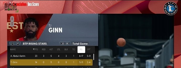 Not too shabby for an undrafted rookie replacement!! <a href="/BTP_Basketball/">Big Time Players Simulation Basketball</a> Szn 1 Rising Stars game! And we came back and got the W! 💪🏾🏀 #JustGettingStarted