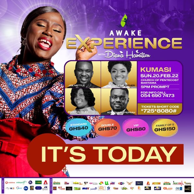 Charts_Ghana's tweet image. It’s today!! #AwakeExperience 
📍Kumasi