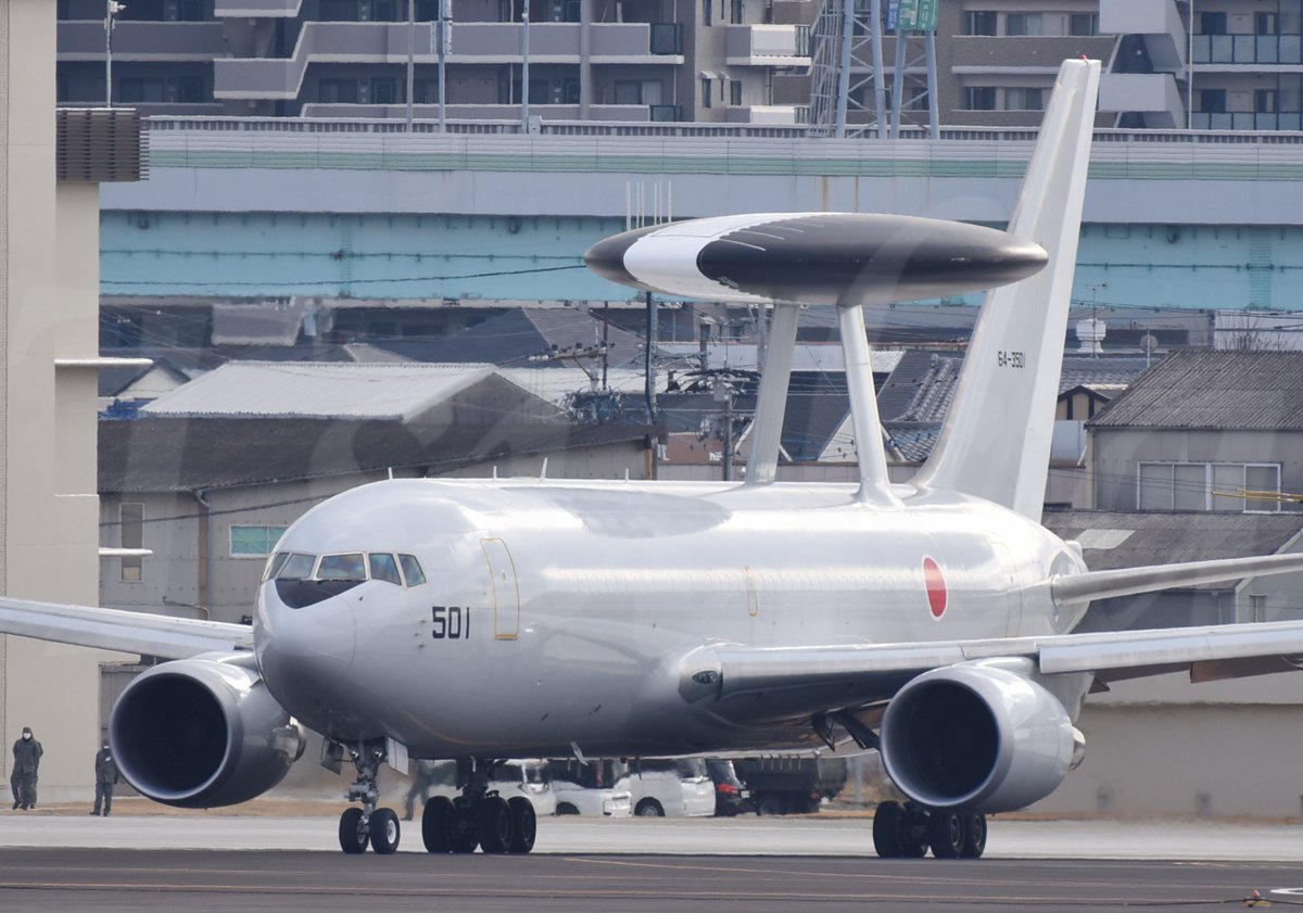 20.Feb.2022 #今日の福岡 JASDF E-767(64-3501) 11時頃に飛来した航空