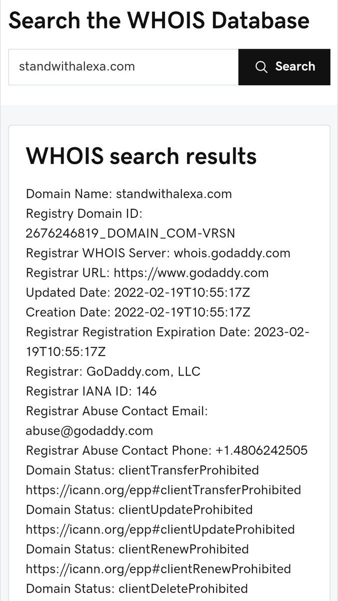 JaySmit99809437's tweet photo. @VarminWay @mathewi I'll admit to not being an expert on godaddy, but Mathew and Ezra both posted different domains as proof. Mathew posted the info on the .com site, which was bought at 10:55z, and Ezra posted the info on the .ca site, which was bought at 17z. Two different domains are in play here https://t.co/JXJYHq3LKW