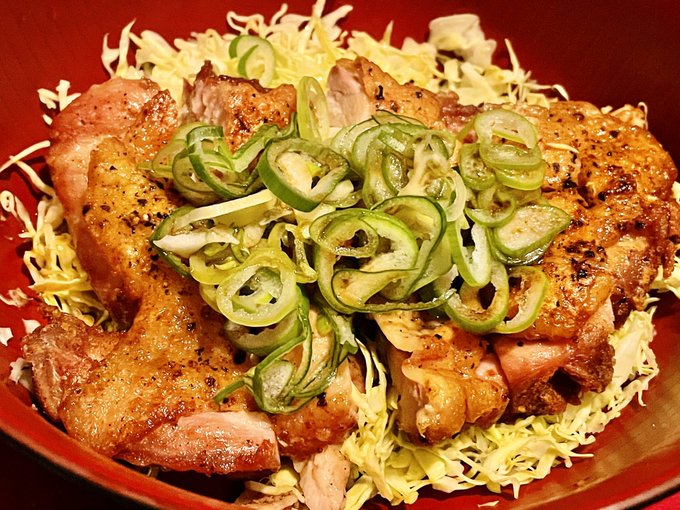 鶏ももの素揚げうめえ 