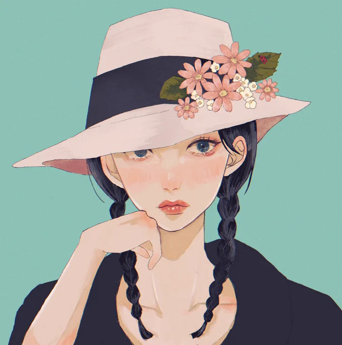 #イラスト      #illustration 
昔の絵を修正しました 