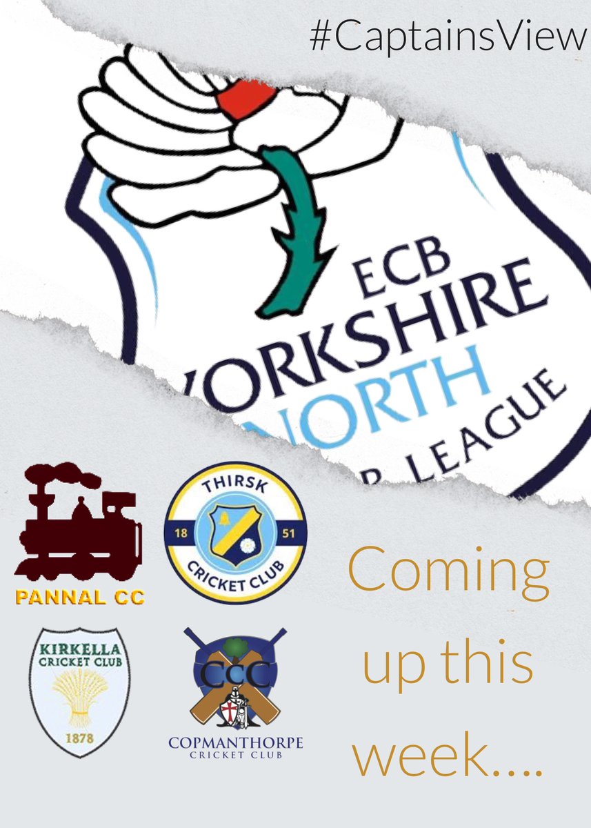 YPLNCricket's tweet photo. Back on the road this week with more #CaptainsView content! @pannalcc (Pannal Cricket Club) @copmanthorpecc (Copmanthorpe Cricket Club) @ThirskCC (Thirsk Cricket Club) & @KirkellaCC (Kirk Ella Cricket Club) 👀 🏏 https://t.co/FrTgjb4gK1