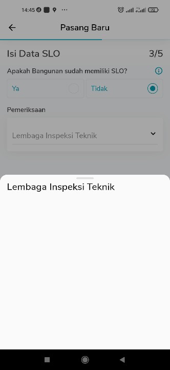 inijono's tweet photo. @pln_123 Mau daftar baru tp waktu isi aplikasi malah tdk ada pilihannya. https://t.co/wgWjeI9TRh