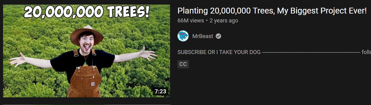MrFBIAgent1's tweet photo. @LiaytD1 tell that to mrbeast who planted million's of tree's and cleaned oceans's using people's money https://t.co/zsImpNNXGv