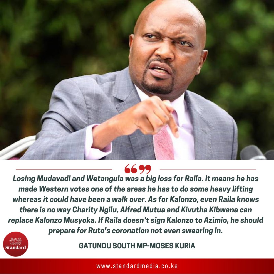 NickSheki's tweet image. This is the plain truth from moses kuria