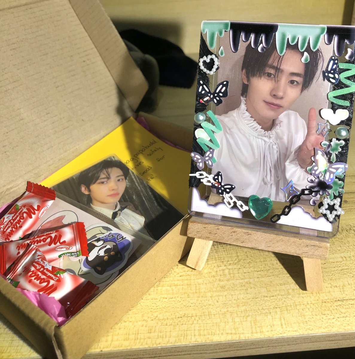 wonyangjw_'s tweet photo. sunghoon sakristan umuwi nang safe π₯³ thank you sm @bellacartzz for packing him well and for the freebies!! <33 #BellaGood https://t.co/CR1zceU2ml