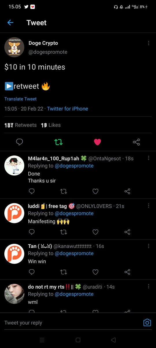 BigWinZzzz's tweet photo. @dogespromote done https://t.co/jyiXF0BNht