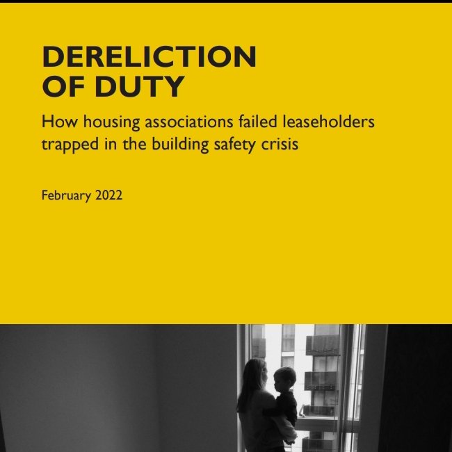 🚨 NEW REPORT 🚨

We surveyed housing association leaseholders trapped in the building safety crisis. 

Our research shows they have been badly let down.

Urgent action is required. 

Download the report ➡️  
endourcladdingscandal.org/wp-content/upl…

#EndOurCladdingScandal  
#UKhousing