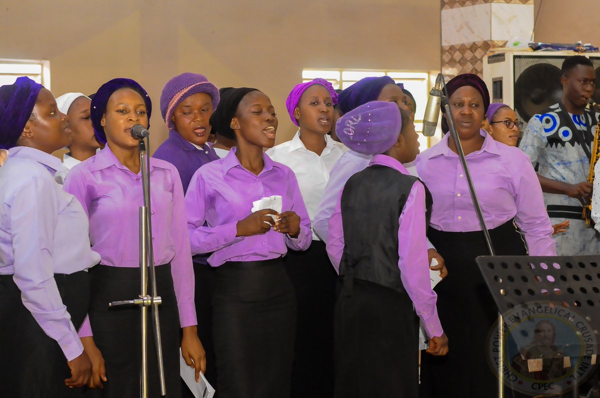 CpecOsunStateHQ's tweet photo. The Church Choir led us in lifting up our souls to the Most High with their Ministration.
#SundayWorshipService
#WorshipTheMostHigh
#ChristPower https://t.co/NTQnj09F4m