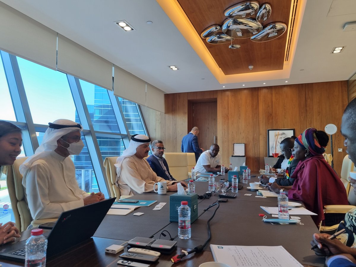 Pleased to welcome <a href="/DavidMusabayana/">David Musabayana</a> <a href="/DrMusabayana/">Dr David Musabayana</a>, Deputy Minister of Foreign Affairs and International Trade of the Republic of Zimbabwe at Zimbabwe Pavilion @expo2020dubai and <a href="/ZimEmbassyUAE/">Embassy of Zimbabwe in the UAE</a>.