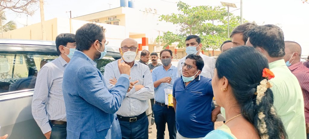 VBGRAMGKAR's tweet photo. The Common Review Mission team from @MoRD_GOI GoI visited the Smart #Anganwadi centre  and Ramanagar One center in Manchanayakanahalli GP, @ZPramanagara

ZP CEO @Ikrum_shariff and other officials were present during the visit. https://t.co/JDmS6YZzc4