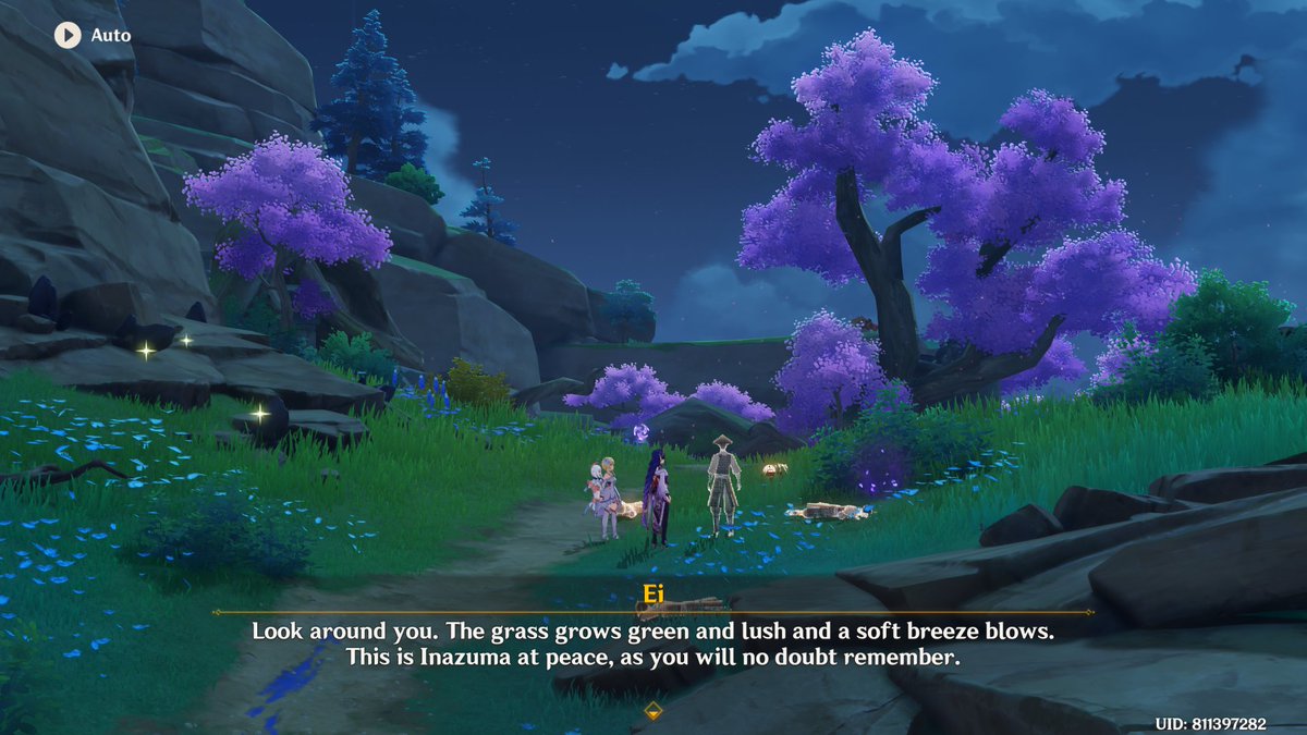 ventified's tweet image. i accidentally triggered the second story quest of ei while farming for wood nd this is making me emotional