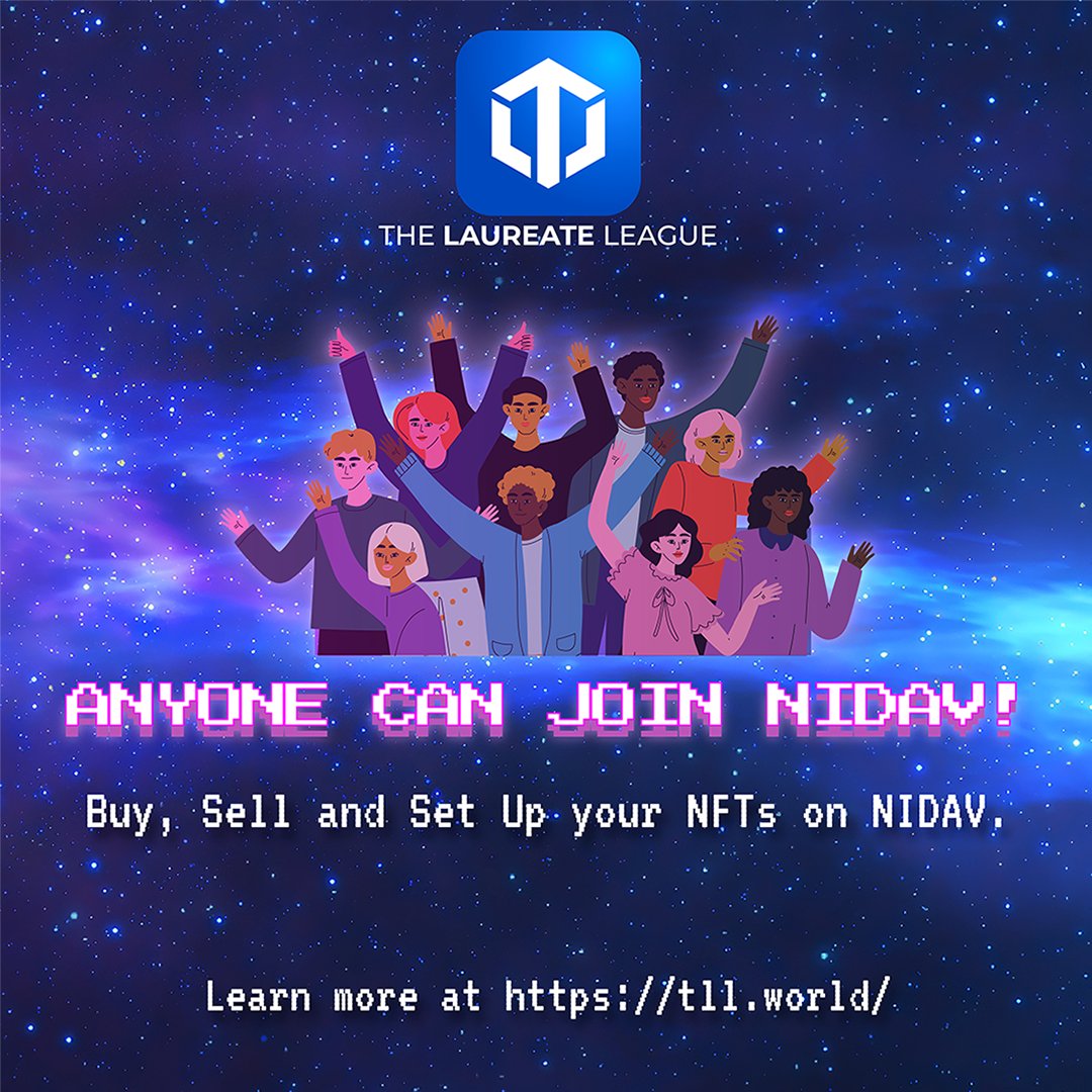 LaureateLeague's tweet photo. Yes, YOU GOT THAT RIGHT! Anyone can join on 𝗡𝗶𝗱𝗮𝘃. It is a safe, exciting, profitable space for artists, creators, collectors, and investors of assets may it be digital or physical.

Learn more about Nidav on https://t.co/76UrIqQVdP

#NFT #TLL #Metaverse #NIDAV https://t.co/MdSNR6Ucpk