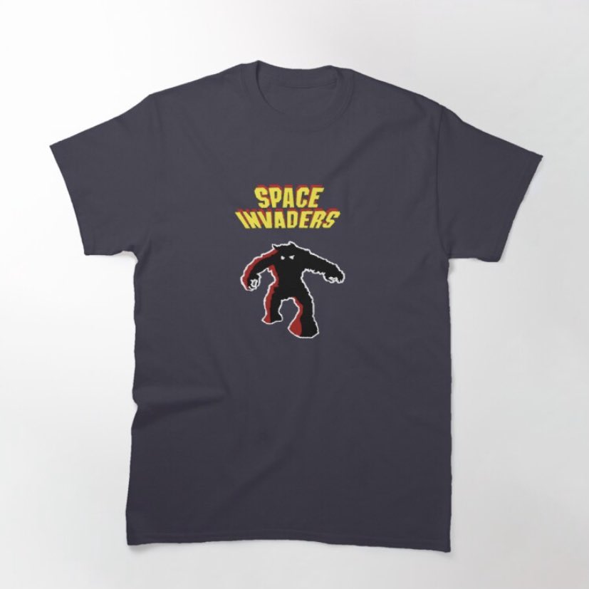 ArtPicto's tweet photo. Retro and classic arcade game designs now available in the red bubble store (link in bio). T-shirts, phone cases, badges and more. #arcade #retrogames #classicgames #zxspectrum #spaceinvaders #retro #retrogamer #80s https://t.co/ixDBZqz8lq