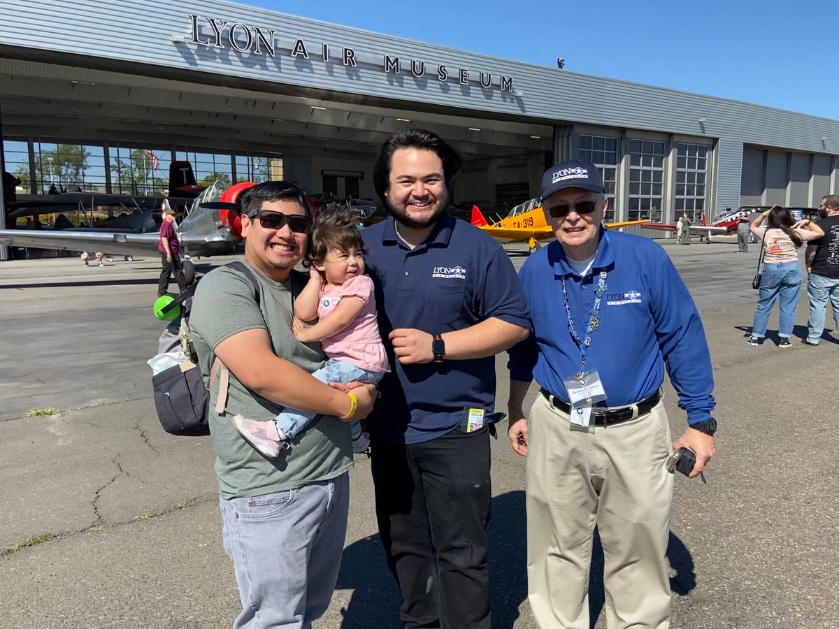 mvlonewolf144's tweet photo. Shout out to @LyonAirMuseum1 for another great #historyontheflightline and all the friends/volunteers who made it happen. Obligatory tagging of @flykkylie for the Bronco and @SpitfireFilly for the Chippy because airplane pics make the day better. #futurepilot #ladyaviator #avgeek https://t.co/QC8ioQVGOz
