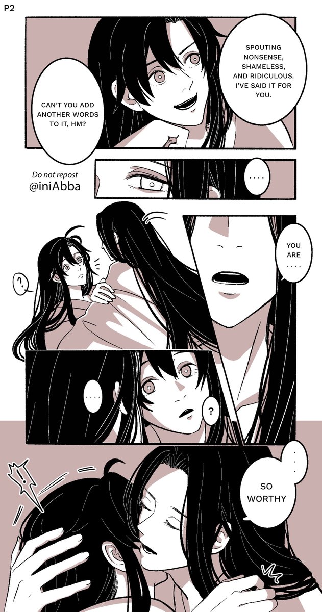 iniAbba's tweet photo. This is the first time I've done a comic and it was pretty fun! 😳👀
#MDZS #魔道祖师 #忘羨 #魔道祖師 #WangXian https://t.co/lPAK8tax8n