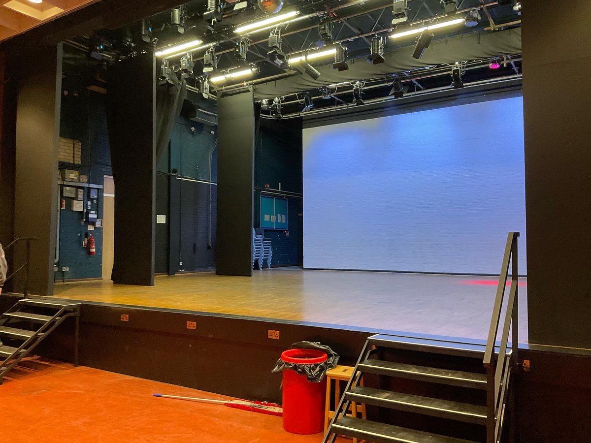 CAOSchair's tweet photo. Our home for the next 7 days!!! 🕺🏼✨ Grab those last few tickets! 👍🏻 Best availability is for Tuesday, Wednesday and Thursday shows!
🎟 https://t.co/kIrgG7fGSz
📞 Box office 07557 979302 
🎭 22nd - 26th February 2022
📍 Iveshead School, Shepshed, LE12 9DB 
#CAOS #BoogieNights2022 https://t.co/OhxdTFyRvI