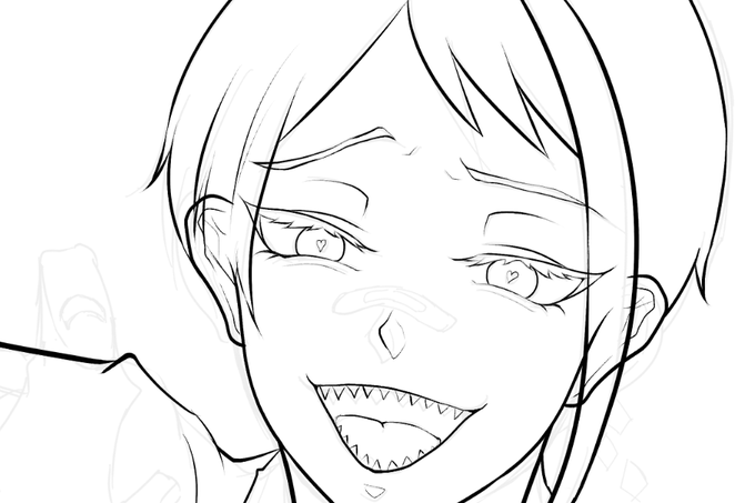 おぉぉおお線画は今日で終わらせるぞ～～～～～～～ 