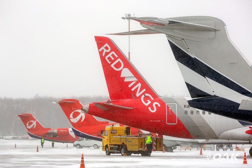 #Superjet100 Red Wings in Kazan ❤️