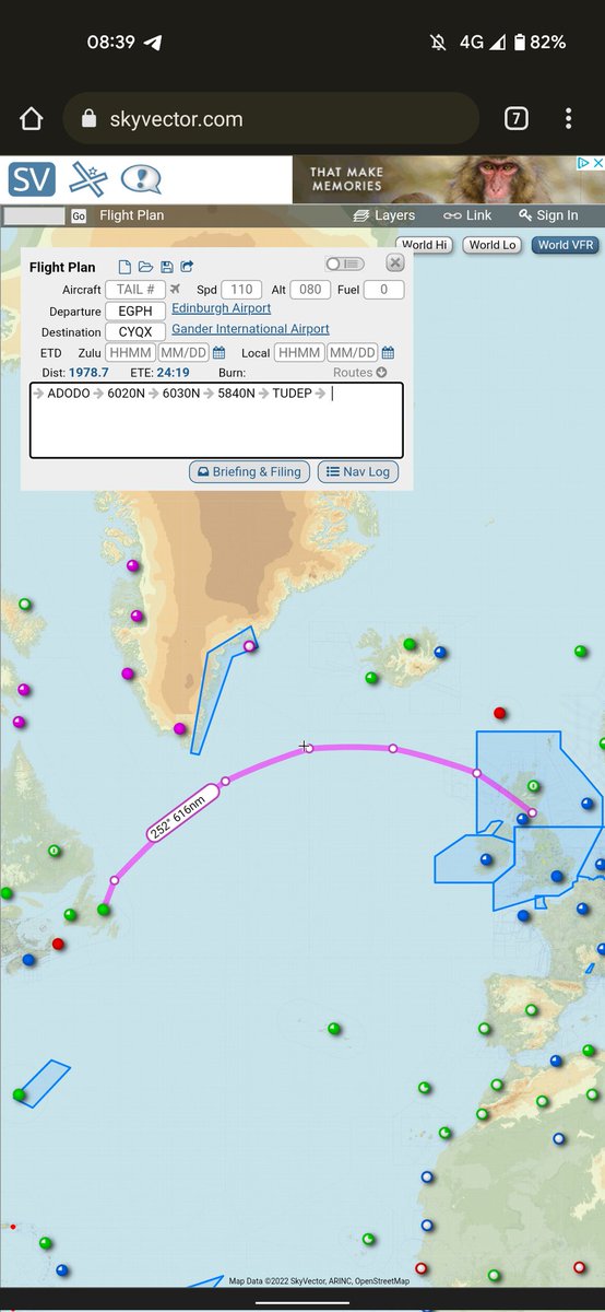 scan_sky's tweet photo. #RCAF - Bombardier CC-144D - 144620 - #CFC3705

Departed From Edinburgh Airport 🏴󠁧󠁢󠁳󠁣󠁴󠁿 &amp; Cleared To Gander International Airport 🇨🇦

Routing Below From ACARS Data 🛰 https://t.co/1E1XfGnzIv