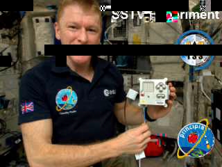 om8wg's tweet photo. 3rd pass of #ISS with digi #SSTV #ARISS experiment over Slovakia. I use IC9700, 17el. cross yagi and full az/el rotator. @IK1SLD_ARISS @ARISS_status @AstronautiCAST #kgstv https://t.co/Dz8upRu4Lm