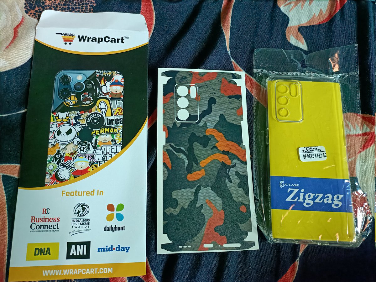 techout_in's tweet photo. Ordered a new skin from #wrapcart for my Oppo Reno 6 pro and received a clear TPU case with the package for free. 😍😍
Thanks @WrapCart_Skins https://t.co/70bpYZNZRi