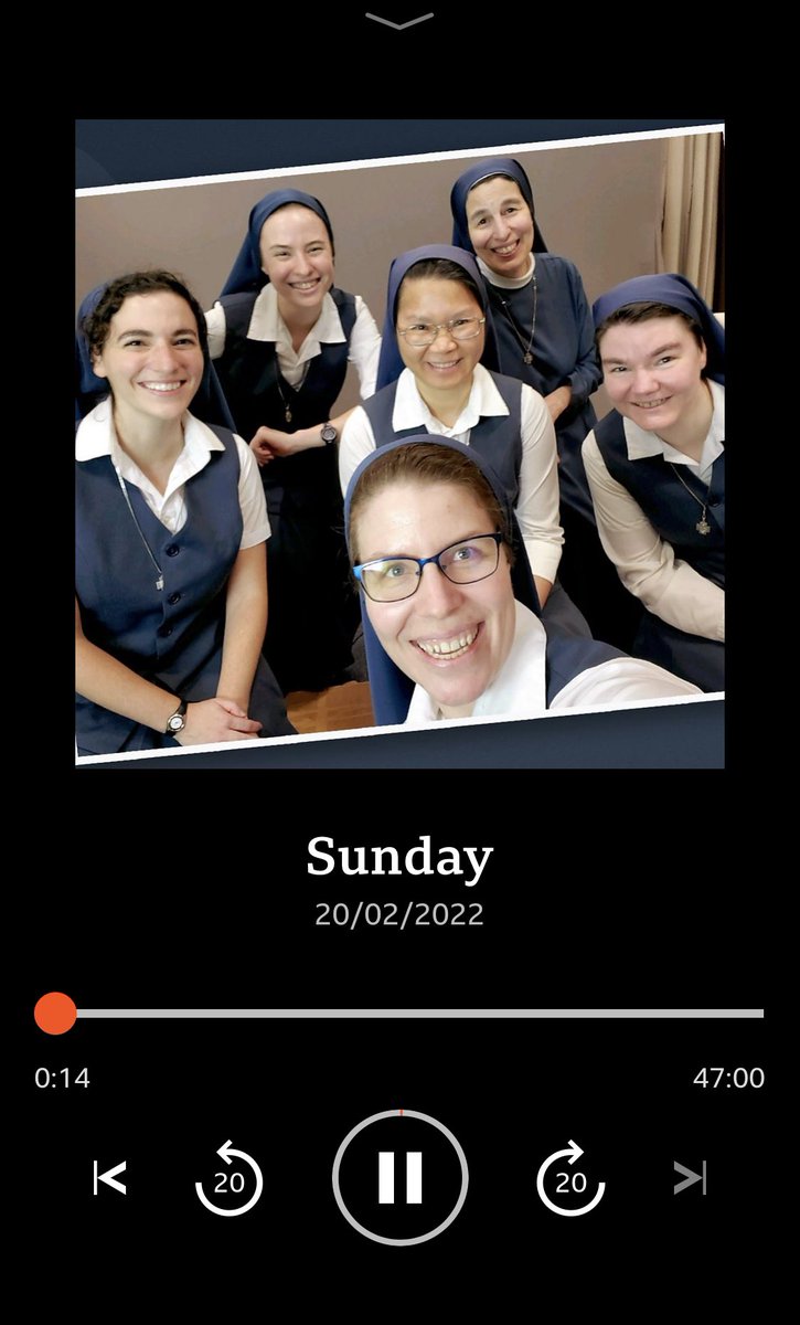 O my! #nunsoftwitter everywhere even on #r4 @BBCR4Sunday this morning. What a nice surprise to find the #medianuns  are on the airwaves as soon as I wake up… immediately, you might say… @SrBethanyFSP @SrAndrewFSP @nunblogger @pursuedbytruth @SrHelenaBurns @sistervpaul_