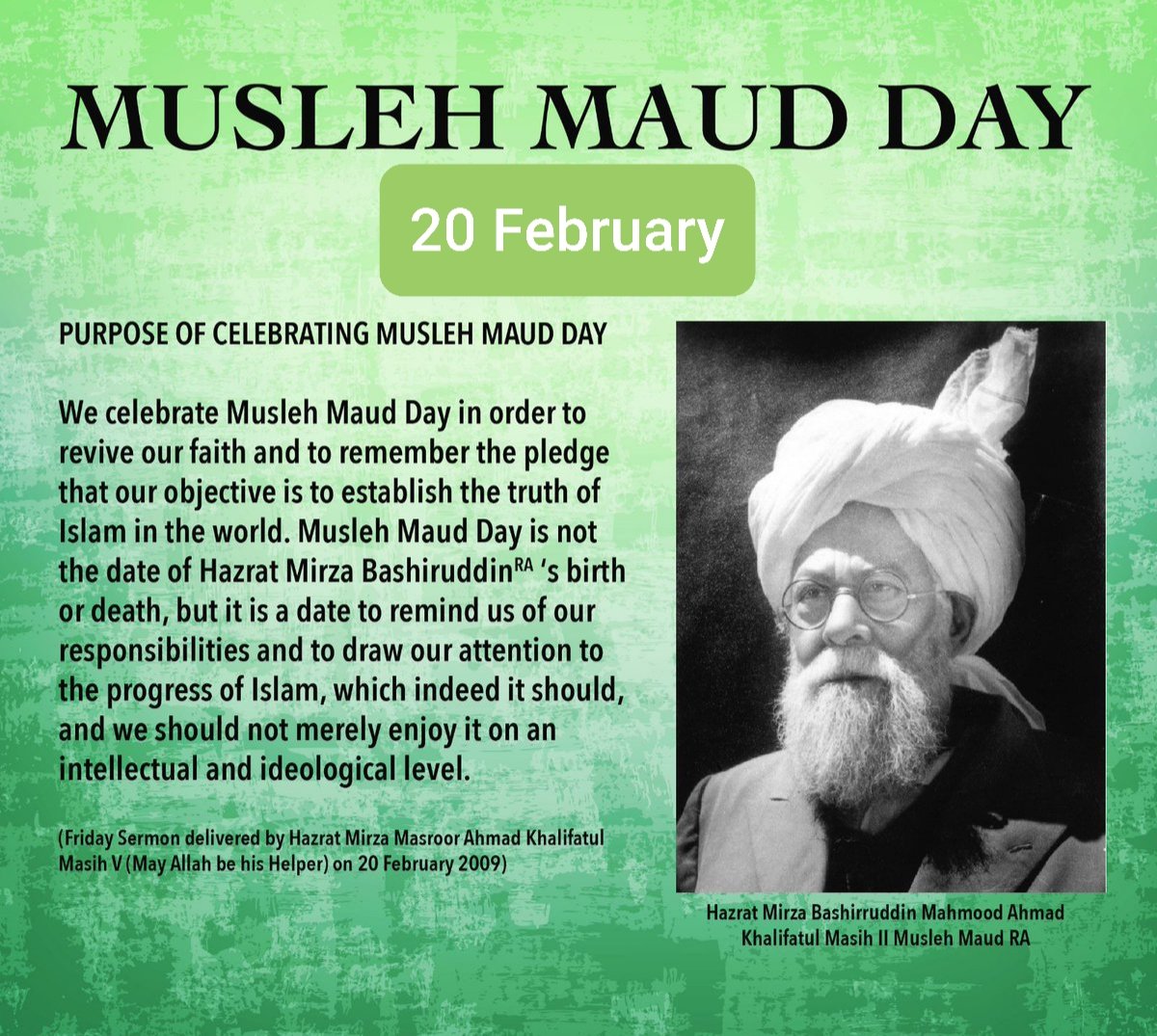 AmeaNasir's tweet photo. Promised Reformer
#victoryofislam 
https://t.co/8VzMtsXzLR
#Ahmadiyya https://t.co/1j6vDtk66a