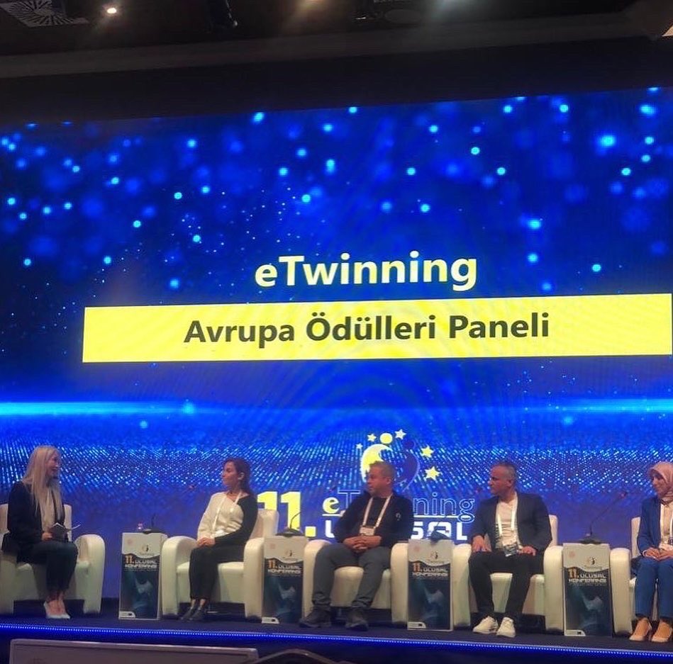 PelinBolukbasi's tweet photo. 📌Durmuş Ali Çoban Anadolu Lisesi 11. eTwinning Ulusal Konferansı Panelinde. @tretwinning @denizlimem @ekicis20 https://t.co/BXqmPOl7K0
