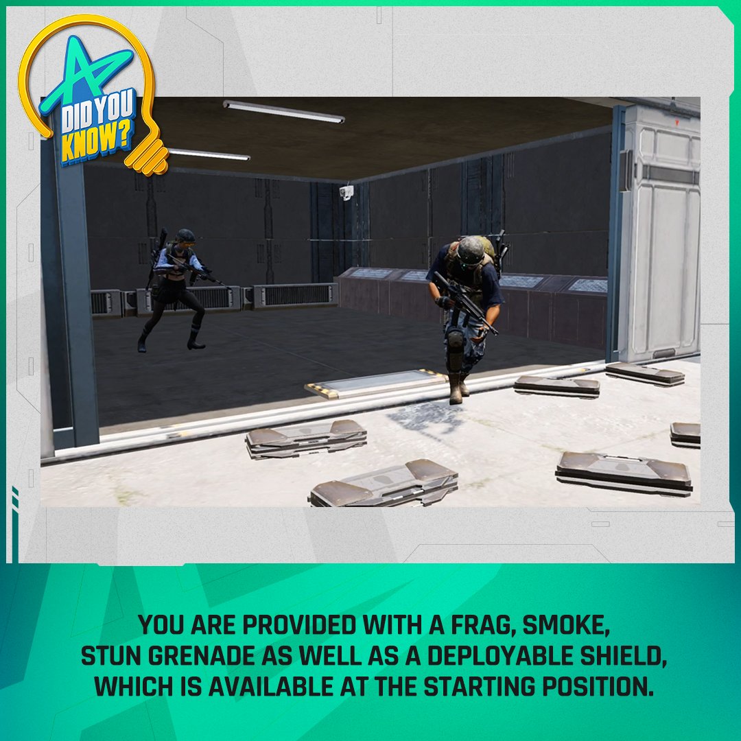 NEWSTATEMOBILE's tweet photo. DID YOU KNOW?
In Round Deathmatch, every player starts with one of each grenade type 💣
Find out more facts about NEW STATE MOBILE's newest mode, Round Deathmatch!
#NEWSTATEMOBILE #ROUNDDEATHMATCH #DIDYOUKNOW https://t.co/4XksuDcnm1