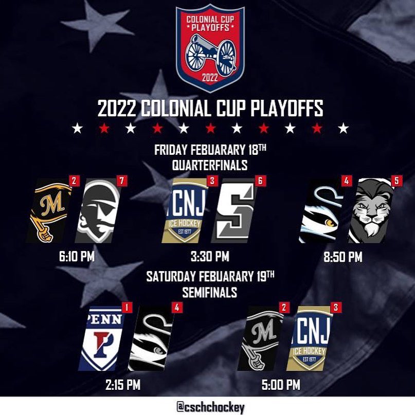 Colonial States College Hockey Conference tweet media