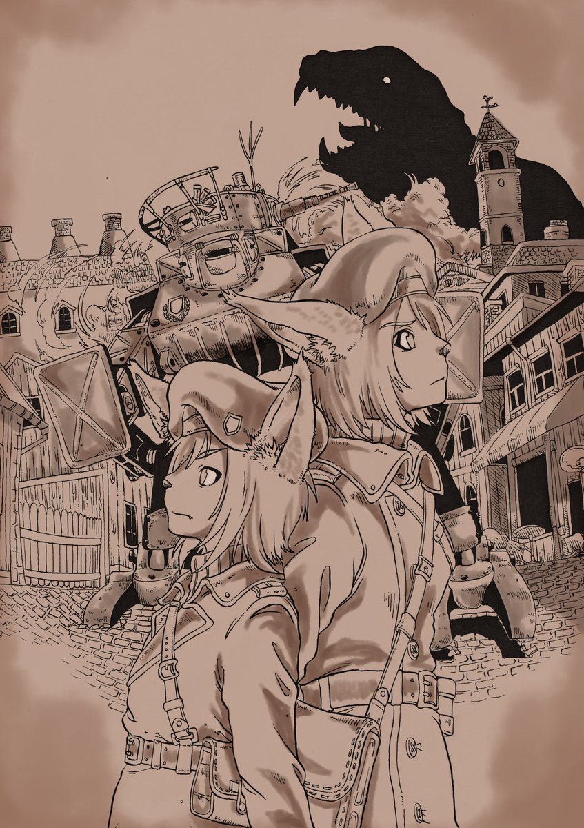完全アナログ時代から描き続けたキャラって、オリジナル創作戦記に登場するリア曹長だけなんだけど。
こう並べると自分なりの変革あって面白いですね…ある意味うちの子文化…になるのだろうか??