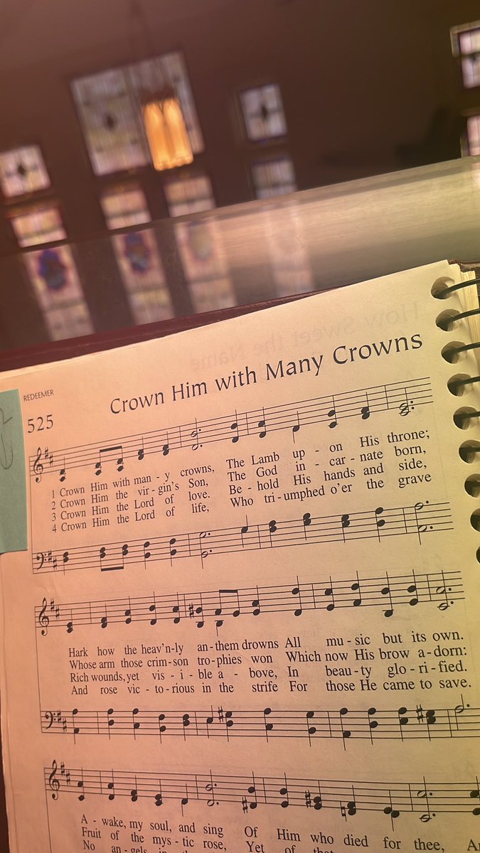 thefarmerette's tweet photo. Such fun songs today :) #amazinggrace #crownhim #chiefofsinners https://t.co/7g95XEWl5O