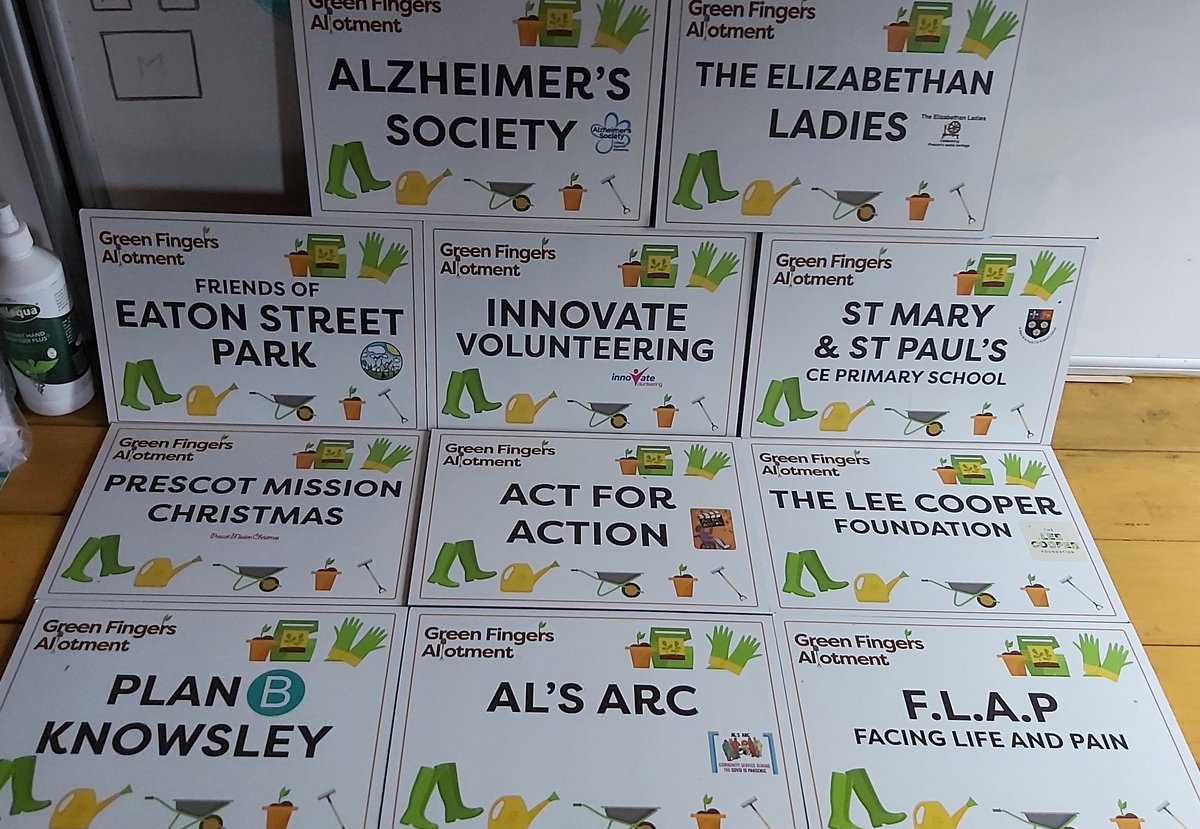 local_plot's tweet image. Thank you to @morgansindallc for commissioning these amazing signs for each of our Community Groups to have on their raised beds. Your Social Value is beyond measure💚
@InnovateCIC @AlsClubKnowsley @ActforAction1 @StPrescot @theleecooper_f @FOESP @MissionPrescot @PlanBKnowsley