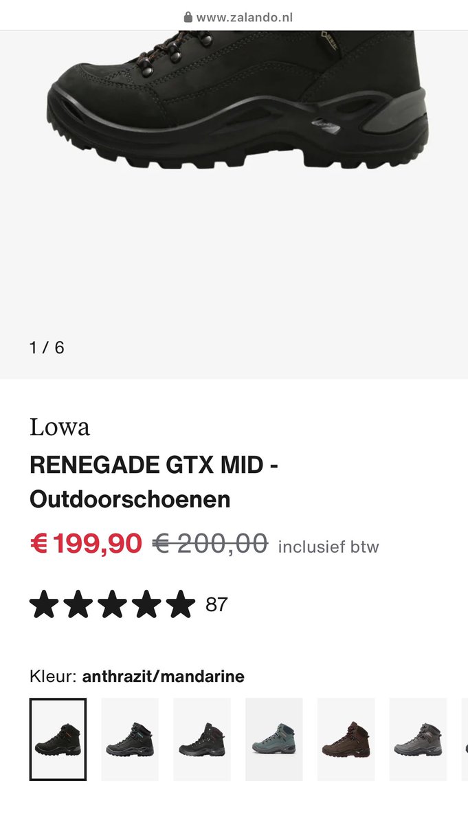 LET OP!! <a href="/Zalando/">Zalando</a> gooit de outdoorschoenen in de #uitverkoop #zalando 😂