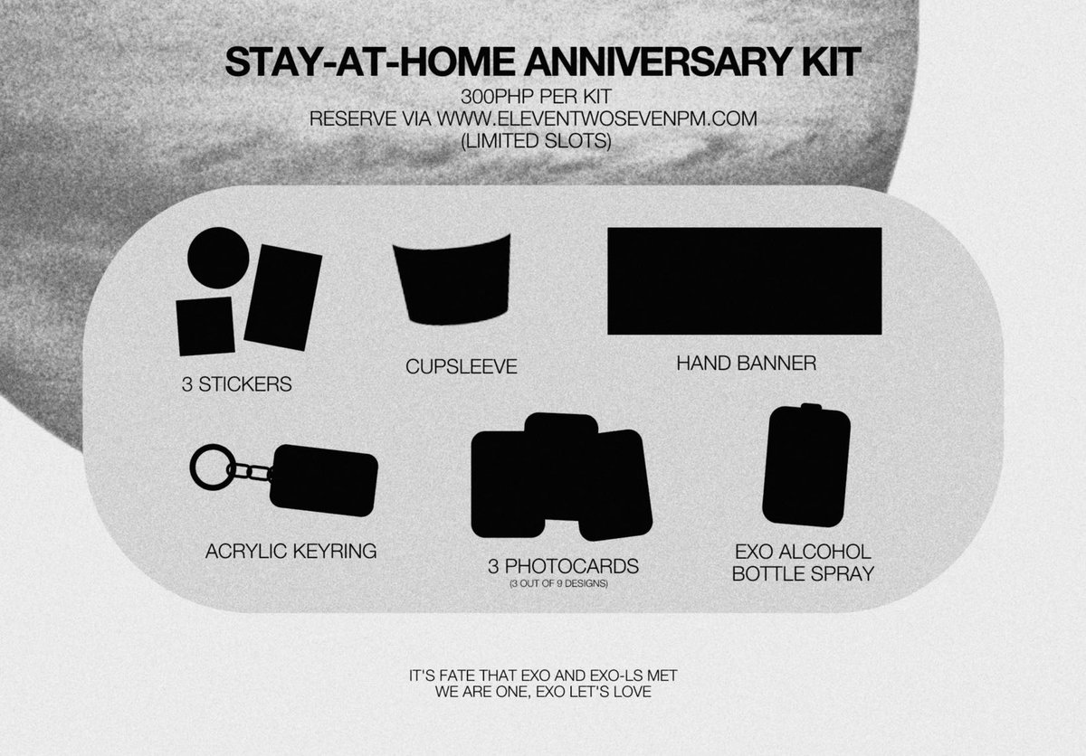 eriyelle_'s tweet photo. EXO 10th Anniv GA Part 1!
For Phixos who are team bahay!

3 Winners of Stay-At-Home Anniversary Kit from @/eleventwoseven ❤️

- RT
- Reply here: Describe in ONE WORD what EXO means to you
- NO explanation needed

Ends: Feb 22 11:59PM https://t.co/e9N5WW7PoT