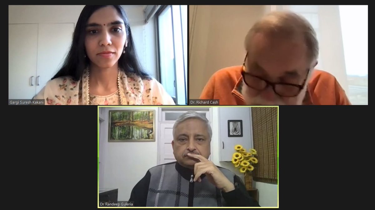 HarvardIndConf's tweet image. Dr. Randeep Guleria, &quot;We are dwelling on strategies to counter and tackle the mental health challenges of frontline workers and this is going to be a challenge in the next decade.&quot;