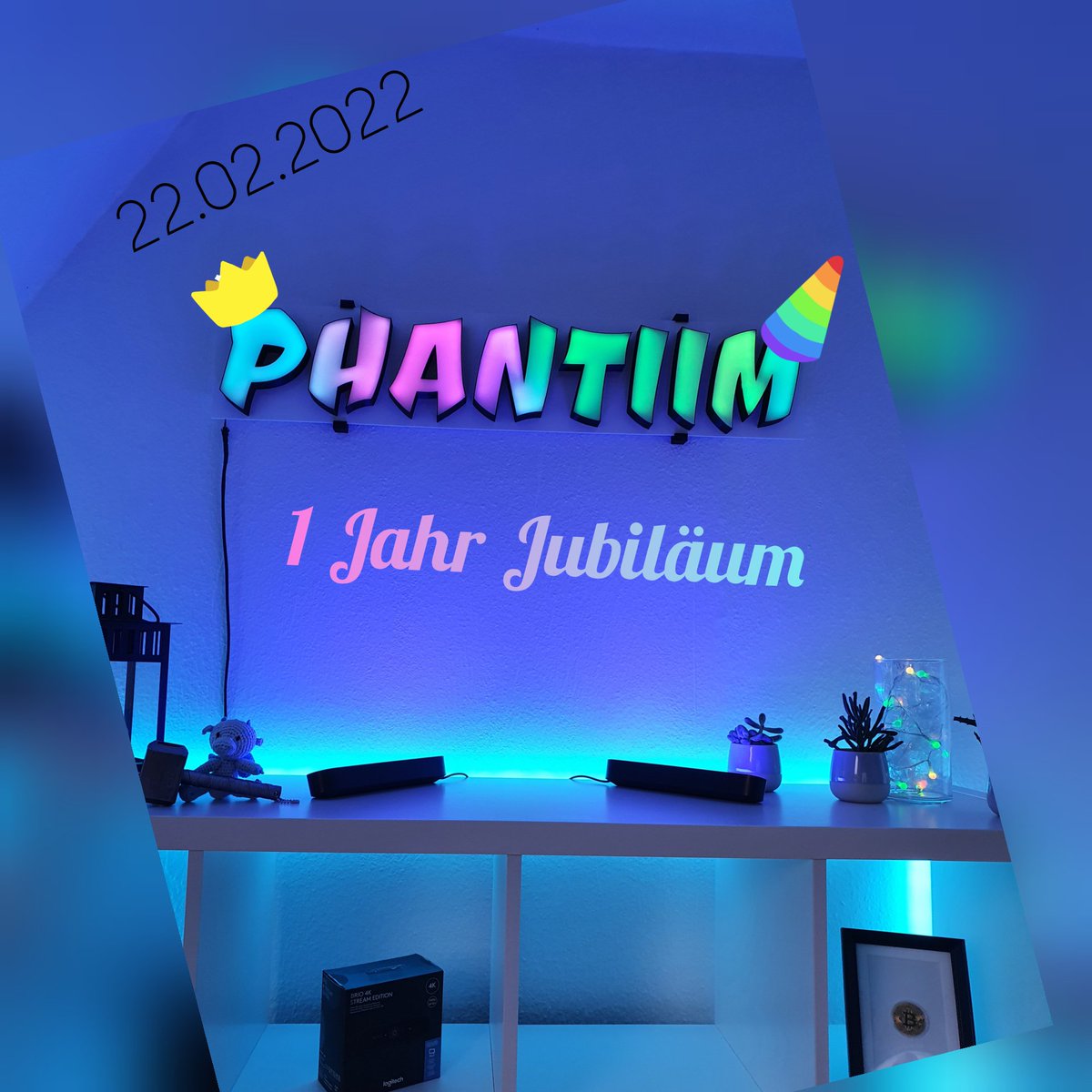 GIVEAWAY 🤩 Wir feiern unser 1 jähriges bestehen des aktiven Twitchkanals 🥳 Ihr seid die beste Community ever! 🥰👍schaltet gern am Dienstag, den 22.02.2022 ab 19 Uhr ein 🏋‍♂️ Ich möchte euch etwas zurückgeben und werde einige Sachen verlosen 🎆