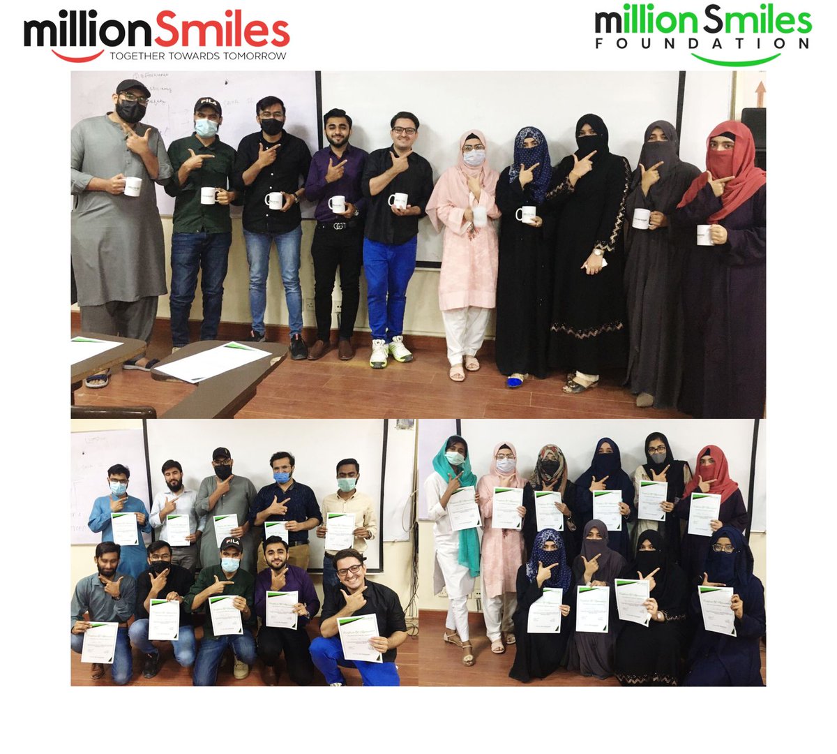 MillionSmilesPK's tweet photo. The stars of Humanity &amp; our #MillionSmiles. One of the best teams &amp; council of MS Pakistan network. 

Our Million Smiles and @MSfoundationPK Team Karachi arranged a general meetup and an award ceremony for our active members of MSF who worked selflessly for humanity. https://t.co/weBQlCXPK6
