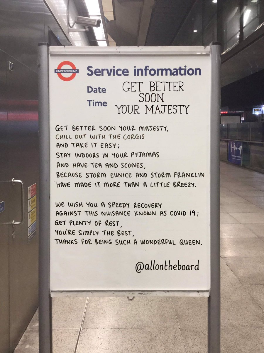 allontheboard's tweet photo. Get better soon Your Majesty.
Please take your time to recover and get plenty of rest.

#TheQueen #allontheboard https://t.co/wmiTzvHBmh